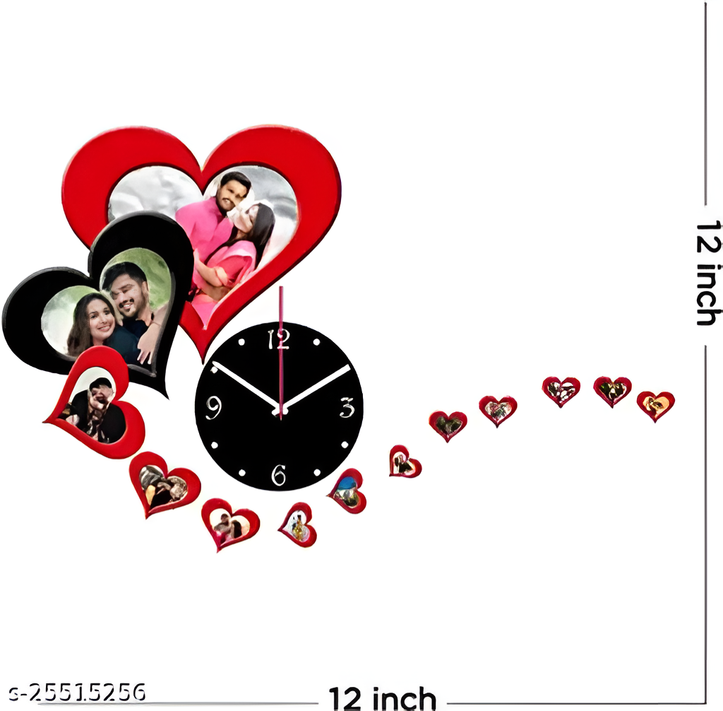 🖤 Love-Inspired Heart Wall Clock – Modern Home Decor 🖤