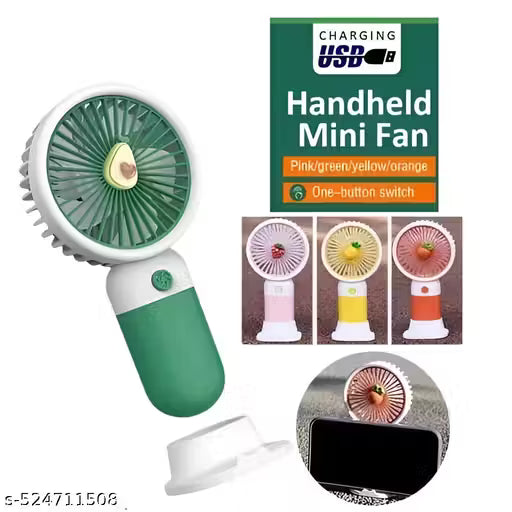 Mini USB Hand Fan – Compact, Colorful & Rechargeable