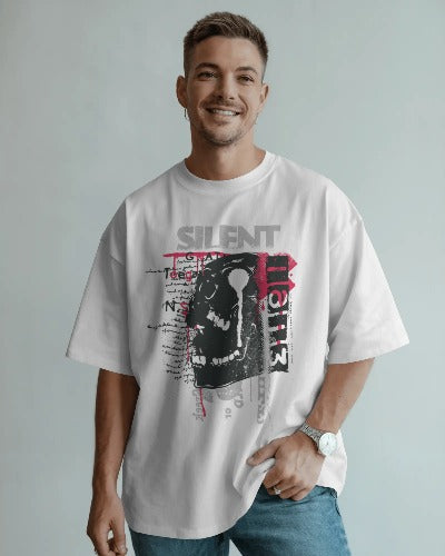 Silent Nights Oversized Graphic Tee